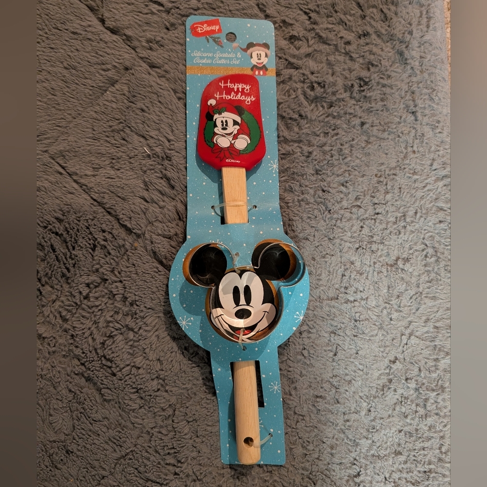 Disney Mickey Mouse Red and Blue Spatula Duo